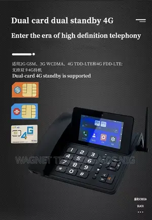 Analog Cordless Land Phone With SIM