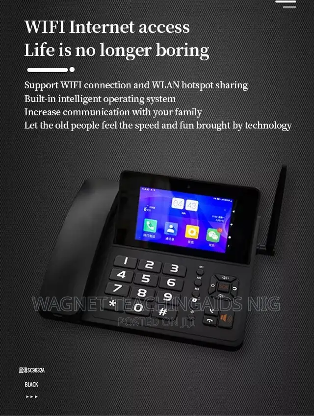 Analog Cordless Land Phone With SIM