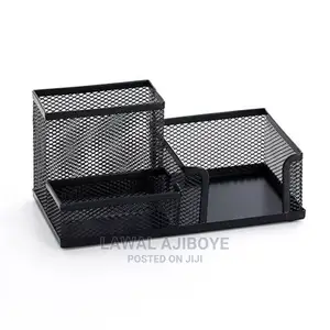 Desk Stationery Organizer Creative Metal Pen Holder Pencil