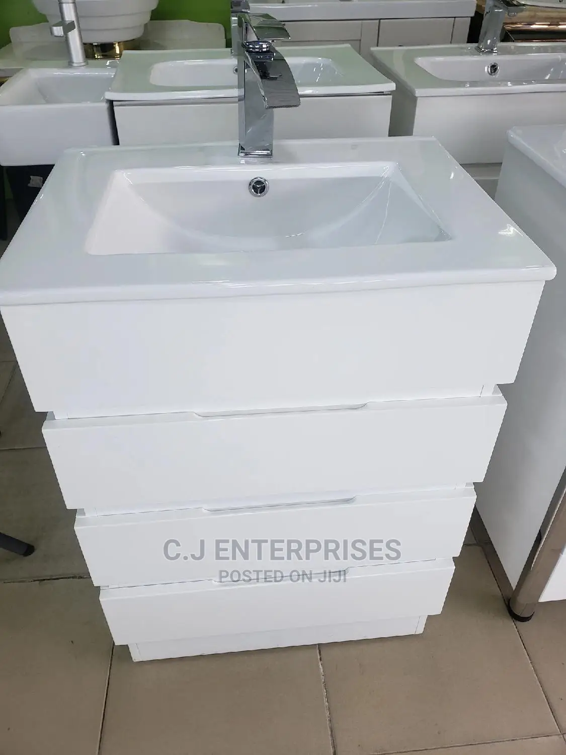 Standing Cabinet Basin