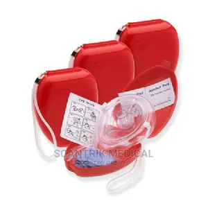 CPR Mask With Cushion Valve CPR Pocket Mask in Box