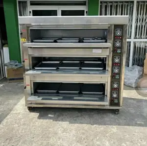 Gas Industrial Oven 9trays 3deck