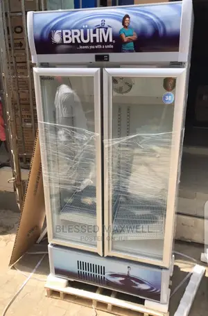 BRUHM 409litres Double Door Beverage Cooler | BBD-409M