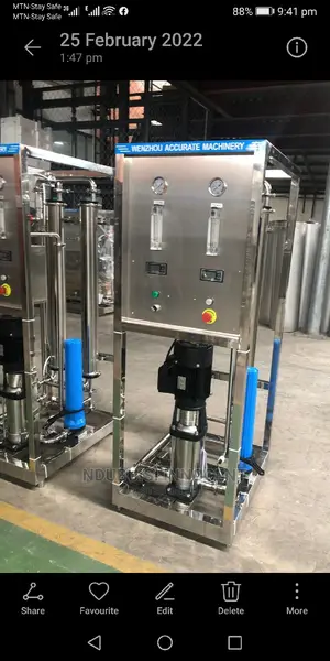 Reverse Osmosis Treatment System 500 Litres