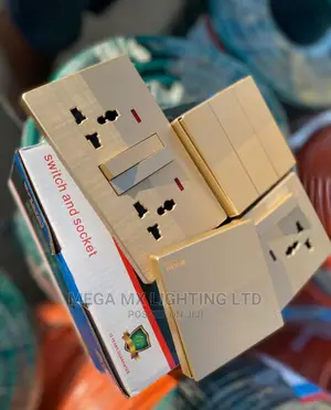Original Bristol England Switch And Electric Socket