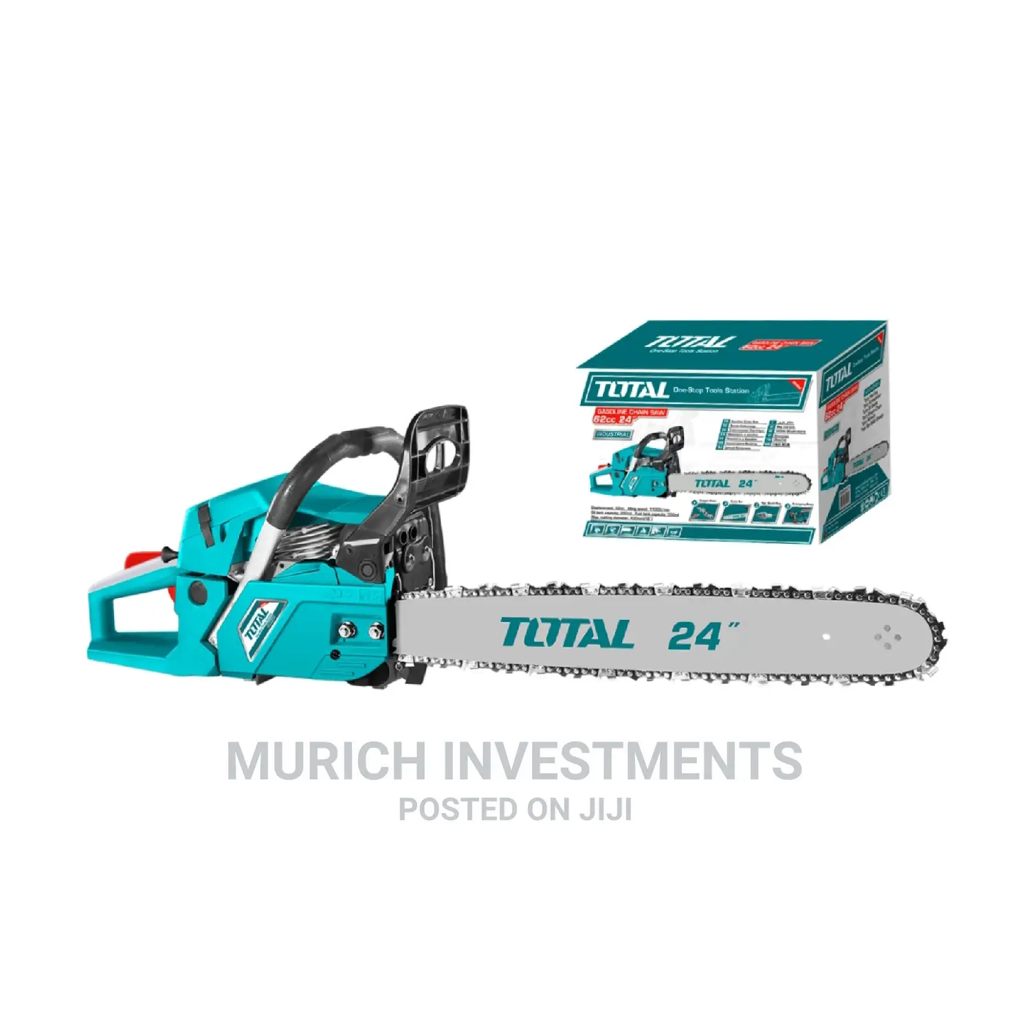 Total Gasoline Chain Saw 62cc