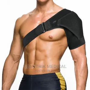 Medical Posture Compression Shoulder Pad Black