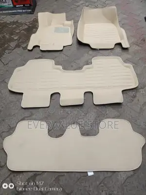 Honda Pilot Milk Color 3D Customized Car Floor Mat