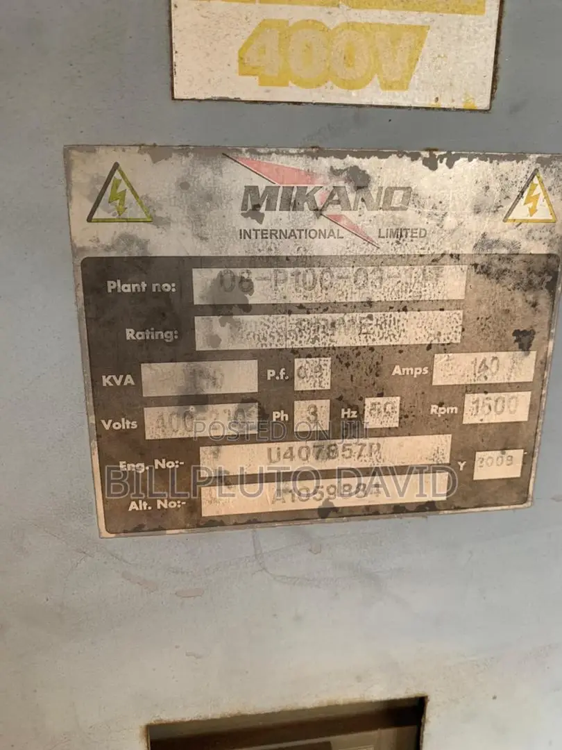 100kva Soundproofing Machine