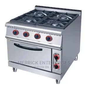 4burners Commercial Gas Cooker With Oven