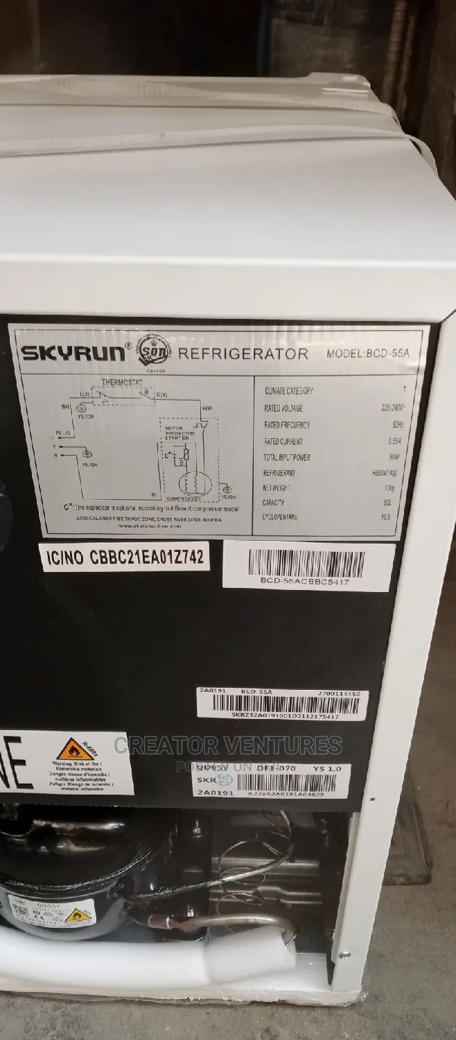 Sky Run Bedside Refrigerator Low Voltage Anti-Rust Body