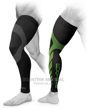 Full Leg Brace - Copper Infused Knee Compression Stabilizer