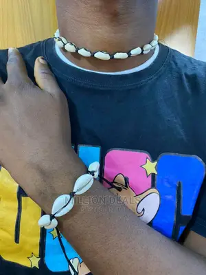 Unique Stylish 2 Pieces Men's Necklace N Bracelet
