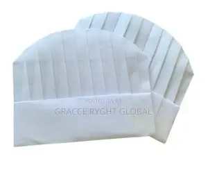 10pcs Disposable Chef Cap