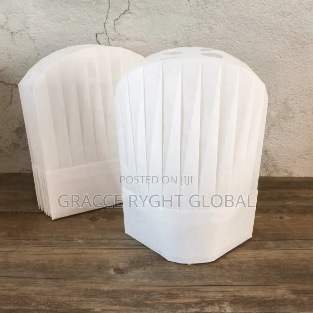 10pcs Disposable Chef Cap