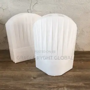 10pcs Disposable Chef Cap