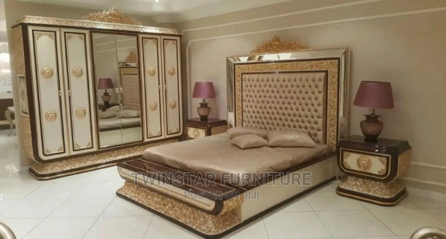 New Modern Royal Turkey Upholstery Bed Set