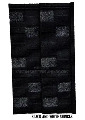 Black And White Shingle Sto'e Coated Roofing Sheet