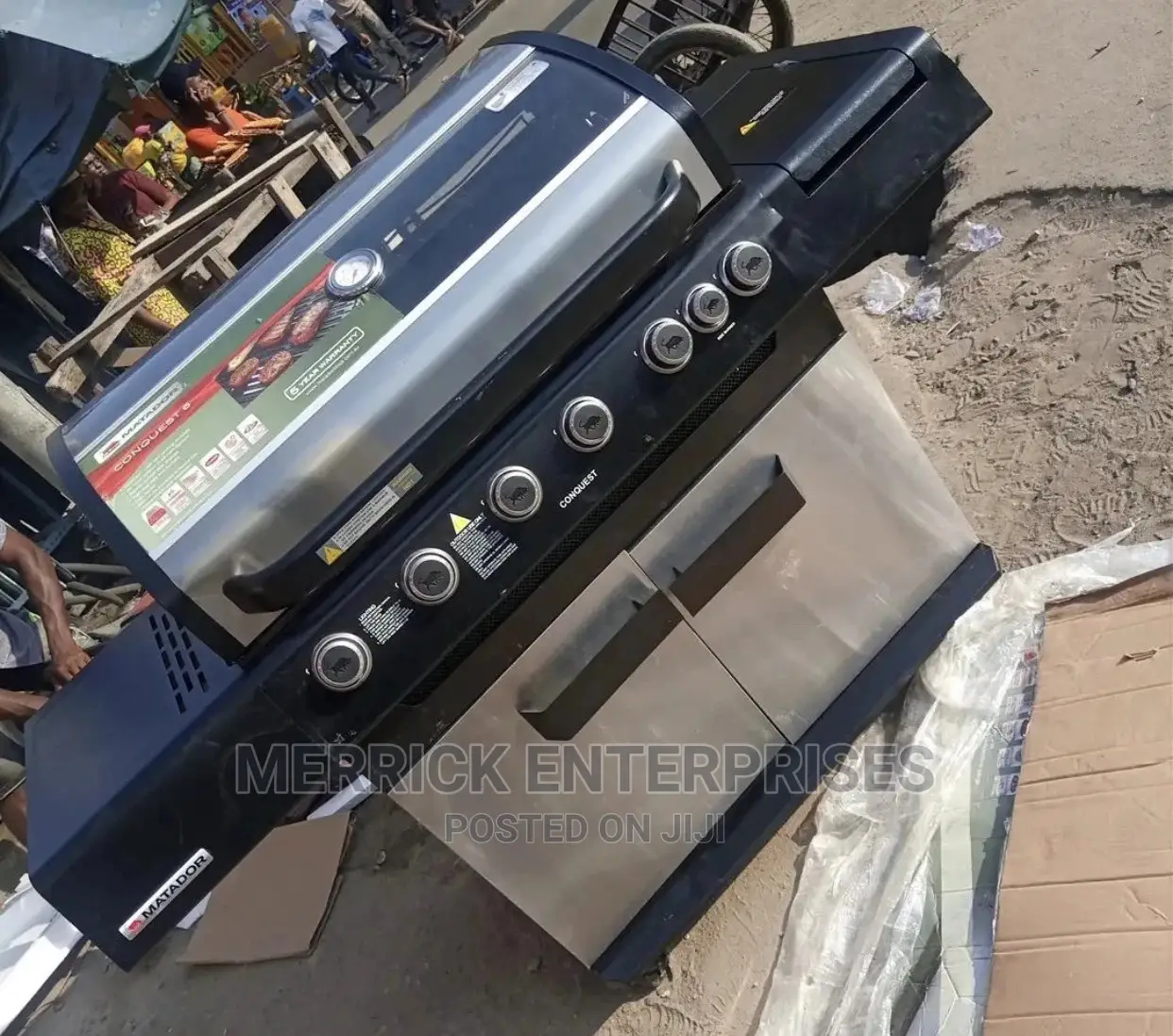 5burner Classic Barbecue Grill Machine