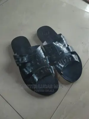 Italian Leather Designers Men's Slippers