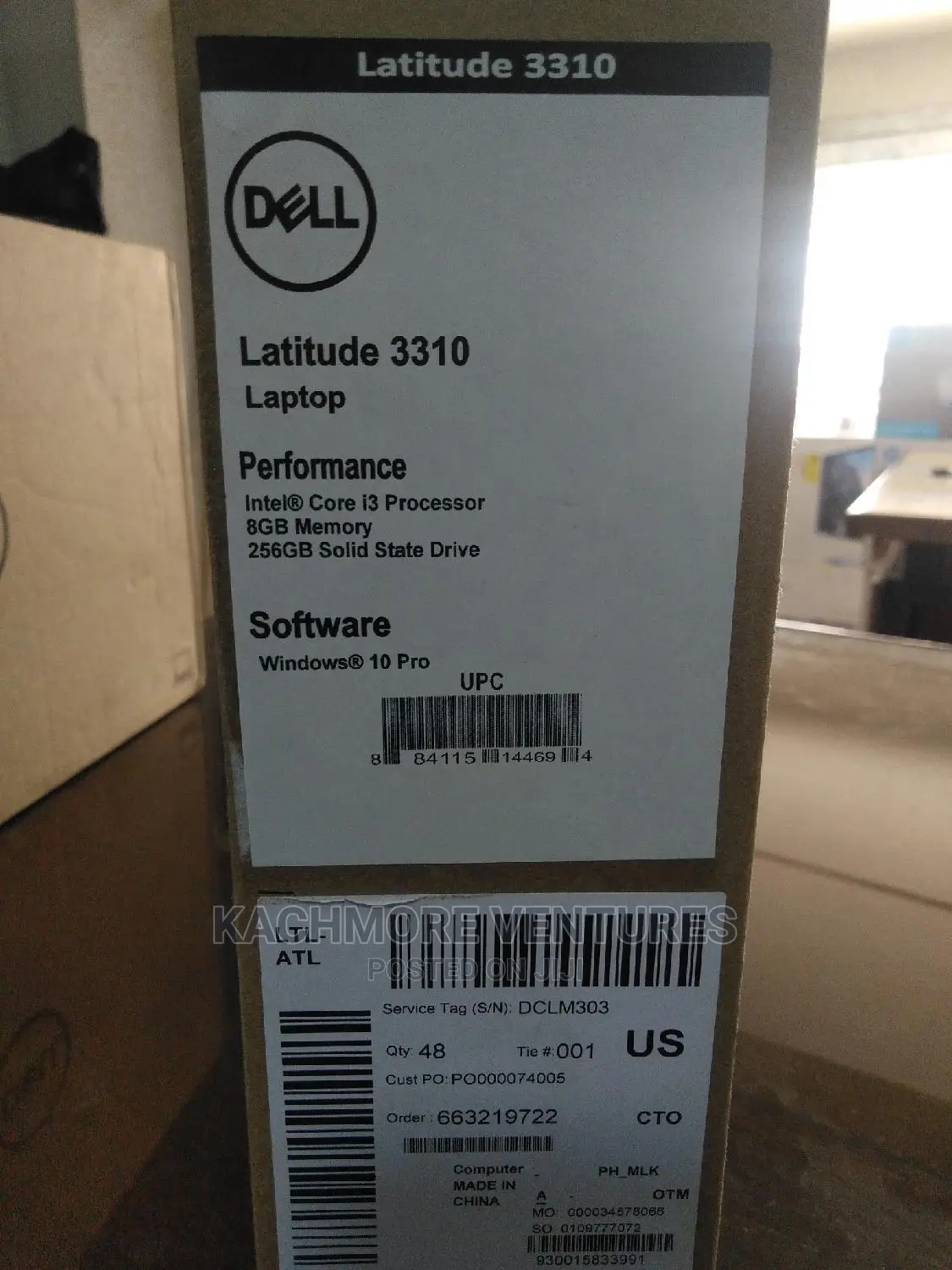 New Laptop Dell 8GB Intel Core I3 SSD 256GB