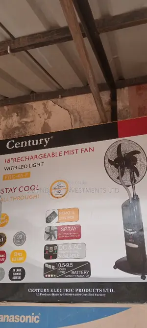 Century Rechargeable Mist/Water Fan