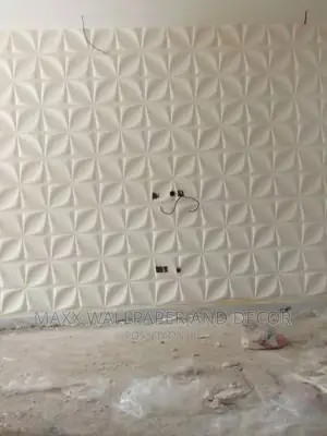 Aryl 3D Wallpanels Repainted and Reusable