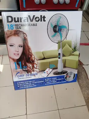 Duravolt Rechargeable Fan 18"