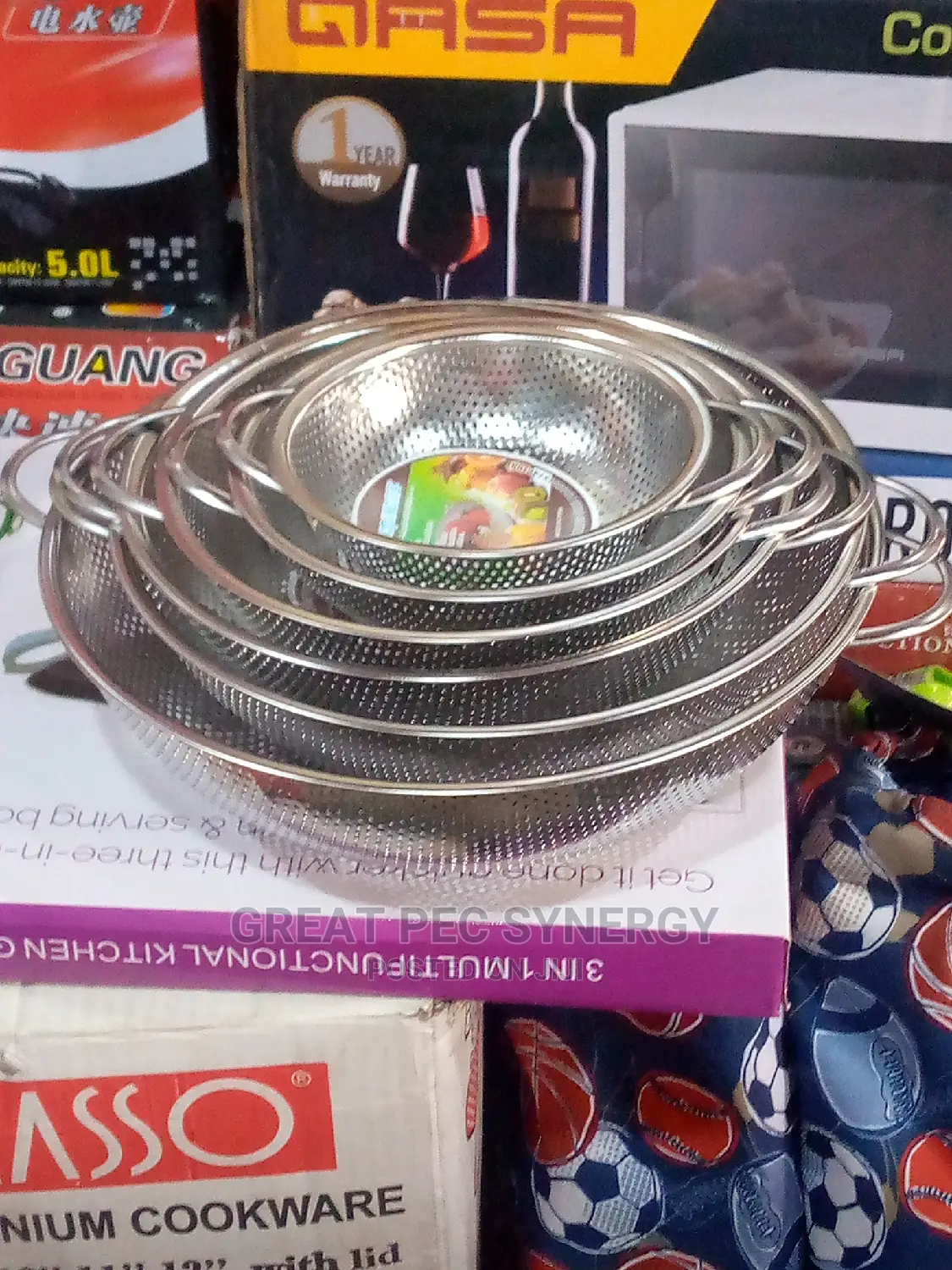 6 Pieces Sieve (Stainless Strainer) - Colander