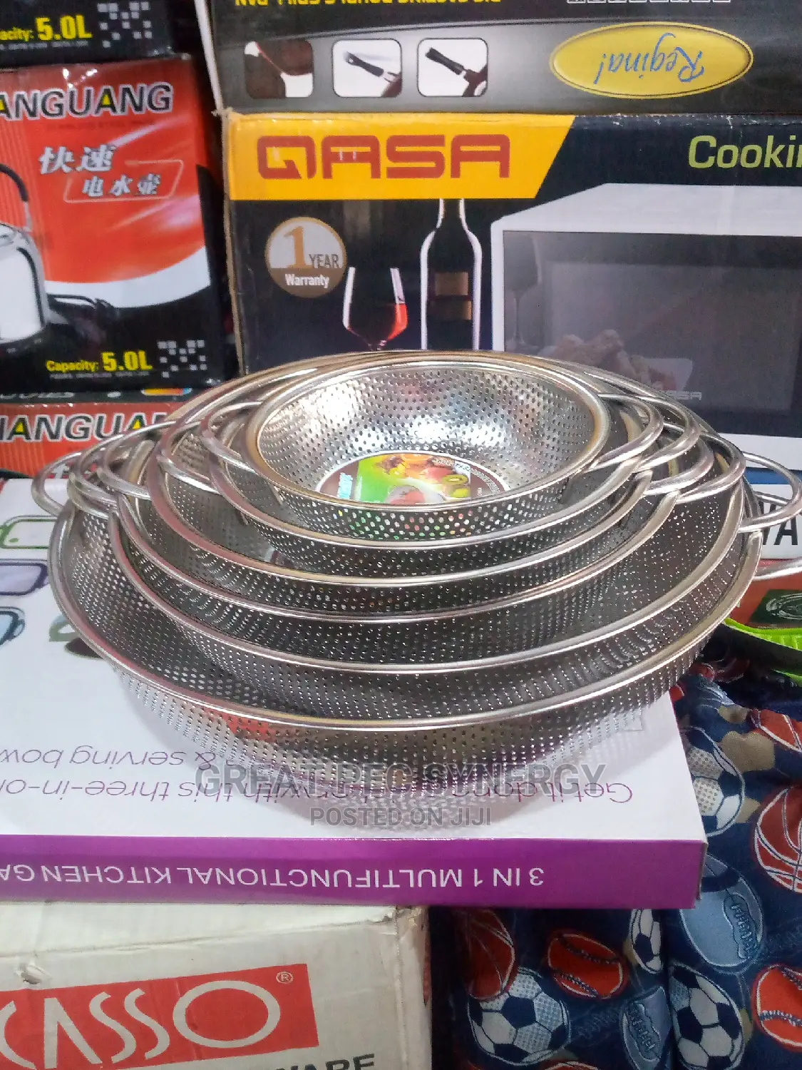 6 Pieces Sieve (Stainless Strainer) - Colander