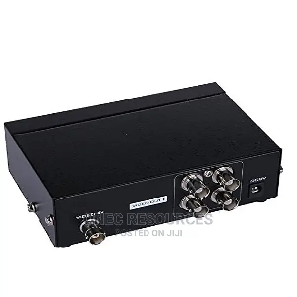 4-Port BNC Splitter - Black