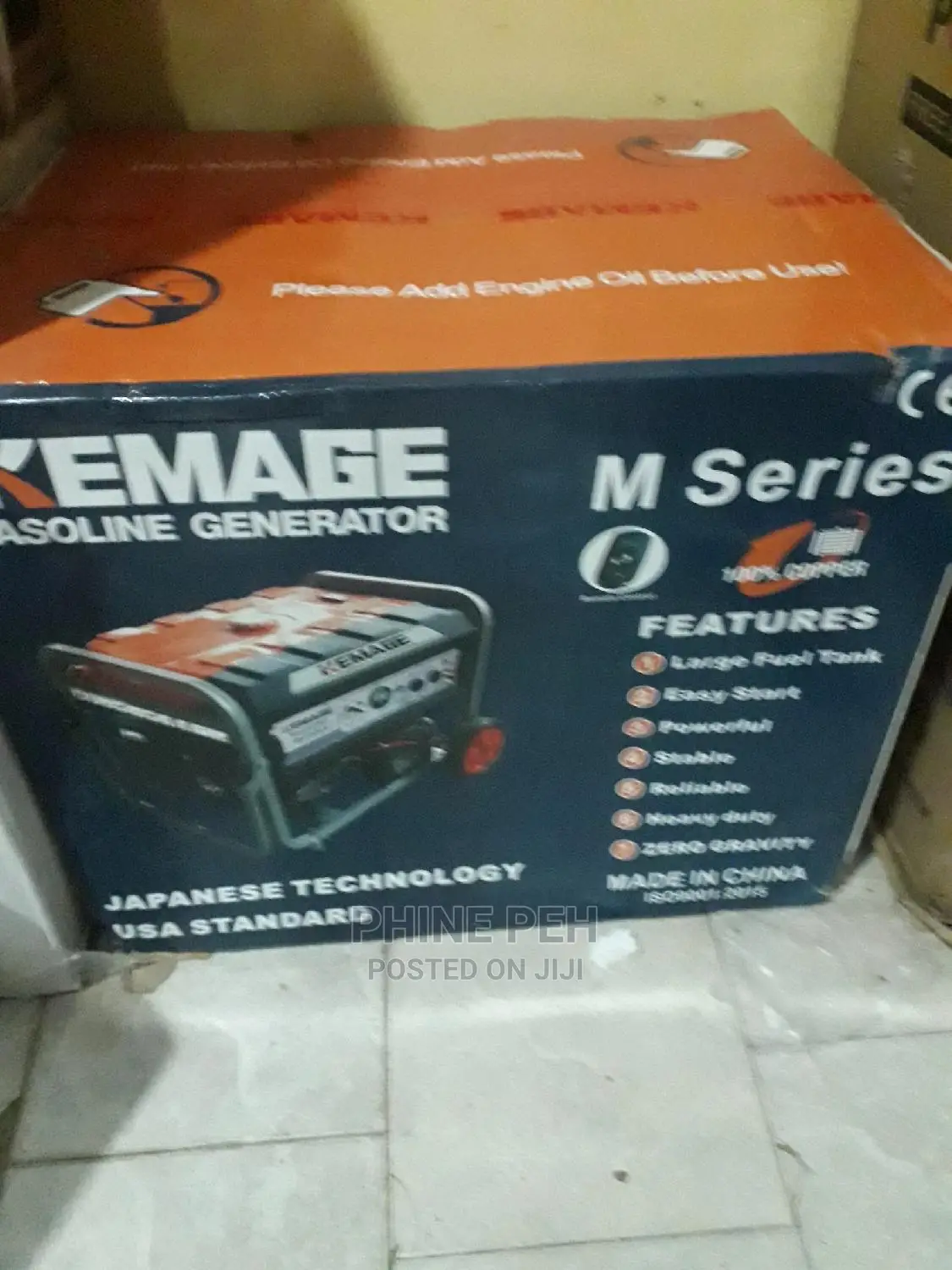 KEMAGE 3.2kva Manual Start Generator