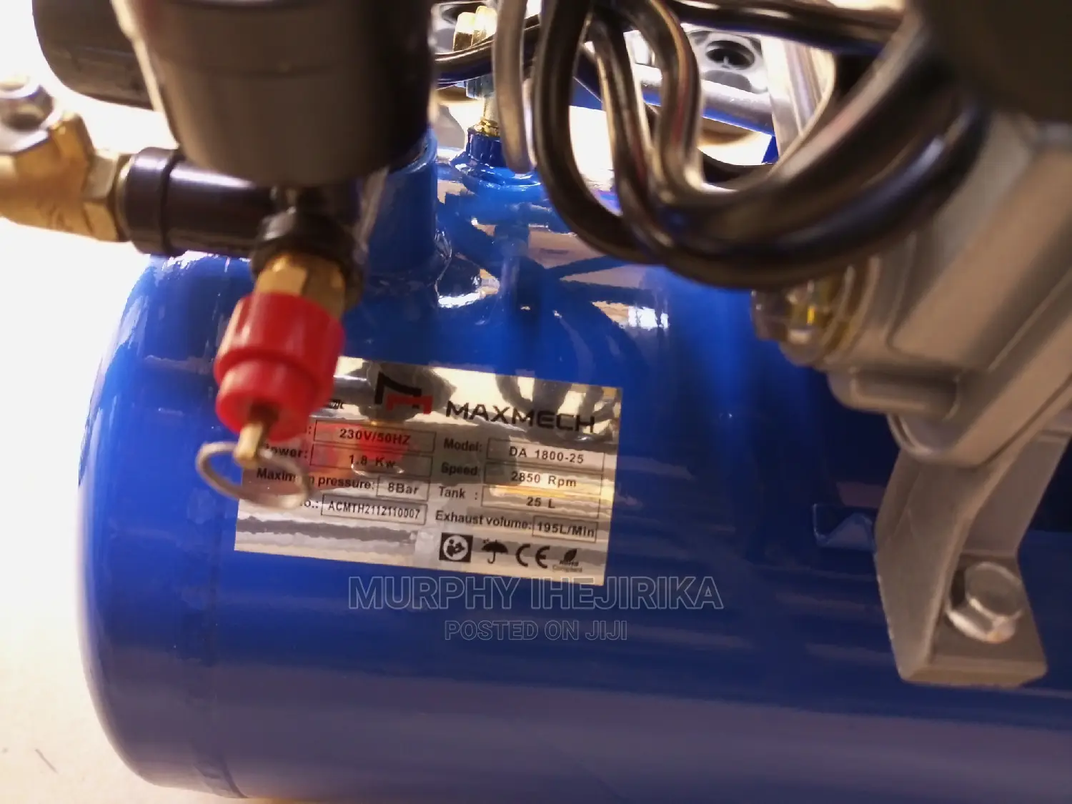 Maxmech 25liter Air Compressor Da 1800-25