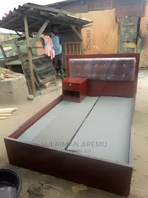 Wooden Bed Frame 4andhalf by 6feet