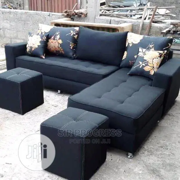 Corner Unit With Ottoman ,With Qualitty Fabric