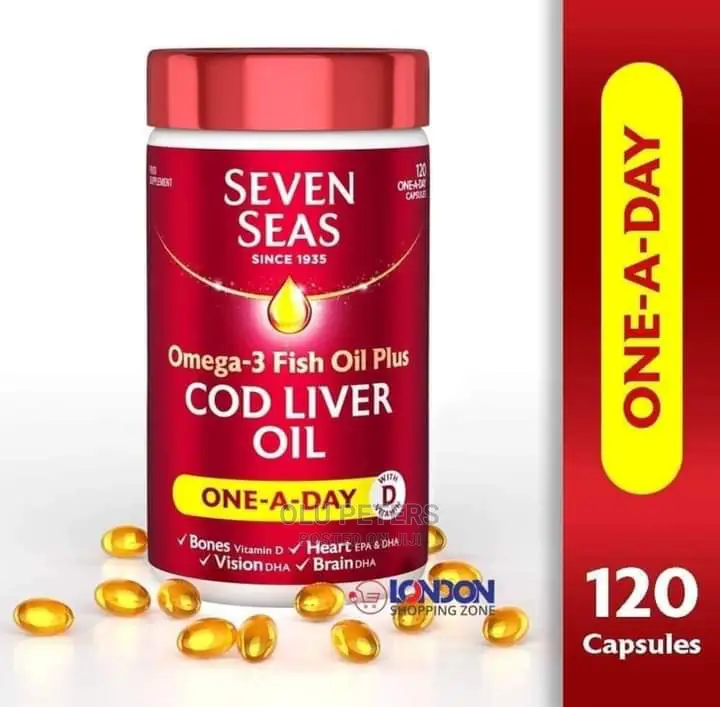 Seven Seas Cod Liver Oil by 120 Capsules