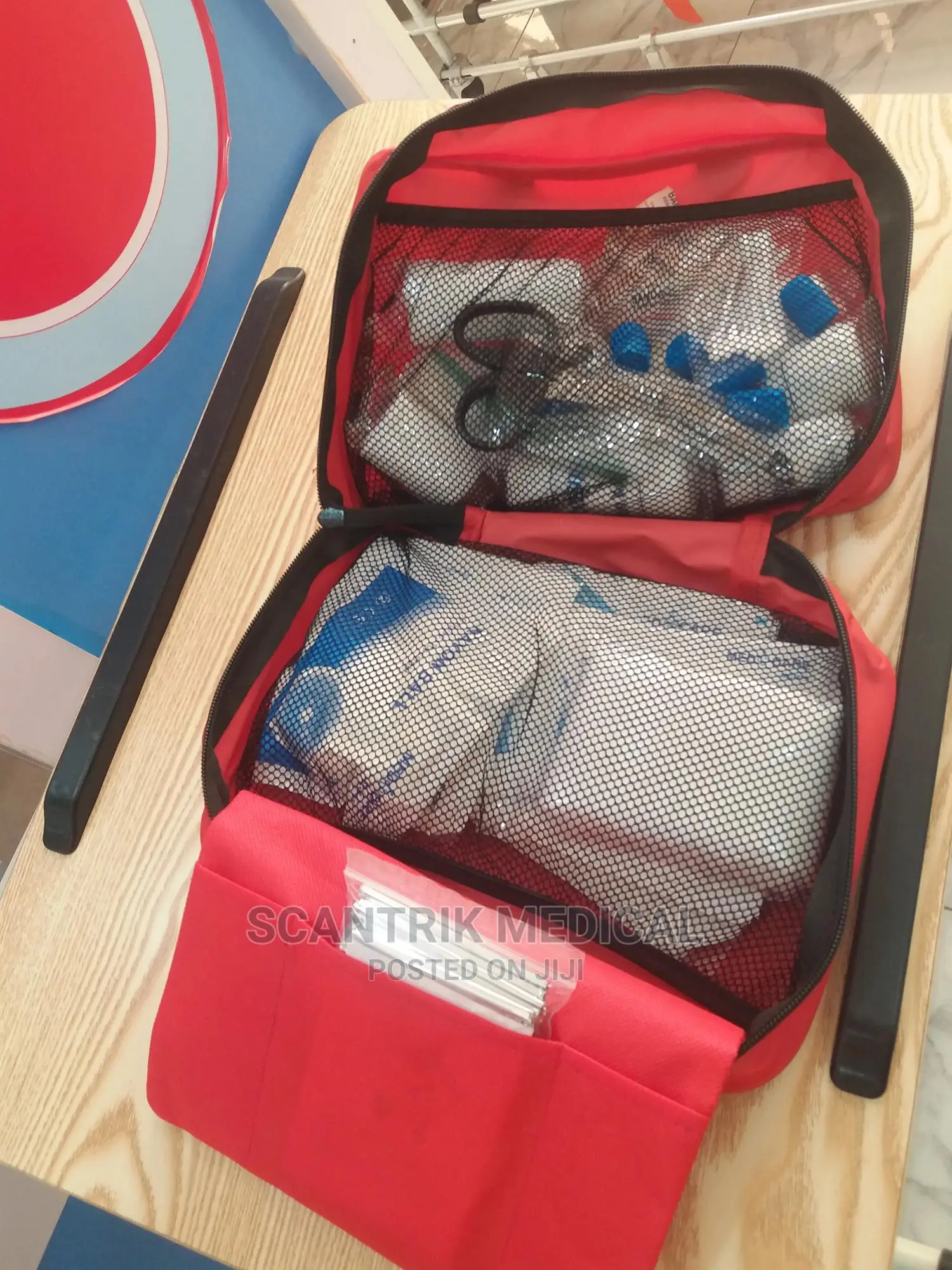 First Aid Kit Bag – Red