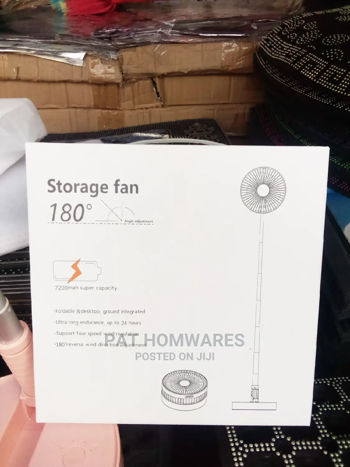 Portable Folding Fan