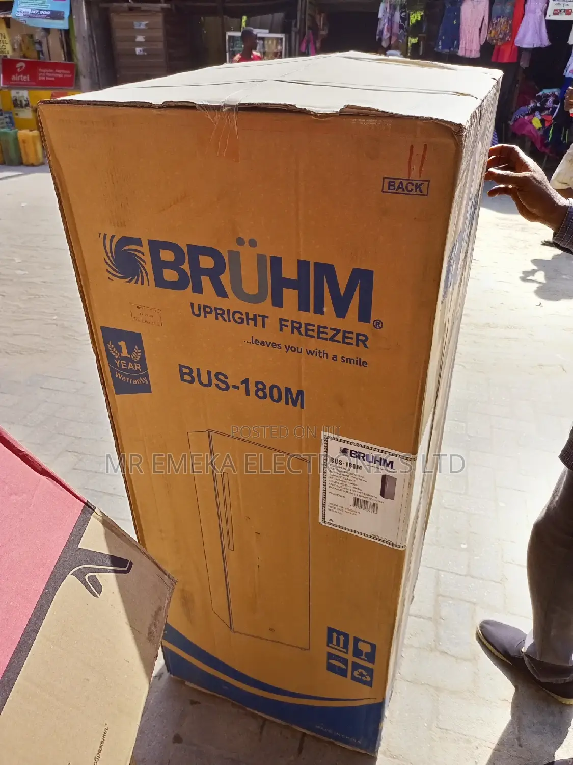 Bruhm Upright Freezer 180M