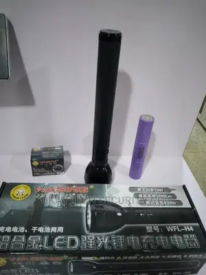 WASING Rechargeable Halogen 10W Flashlight