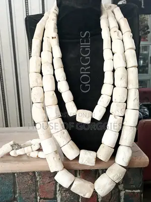 White and Orange Coral Layers