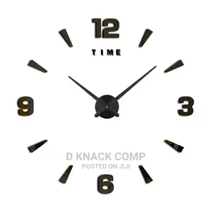 DIY Wallclock 3D Giants Art Wall Clock - 120cm