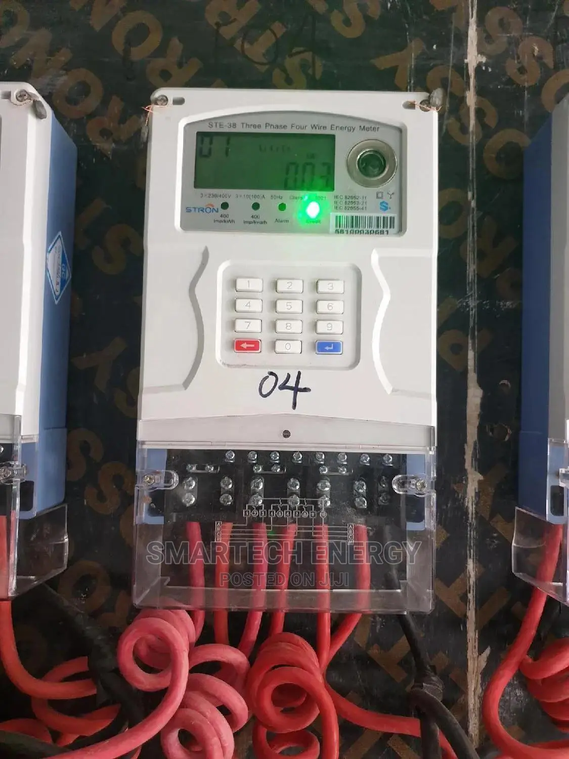 3 Phase STS Check Prepaid KWH Meter (Not a Disco Meter)