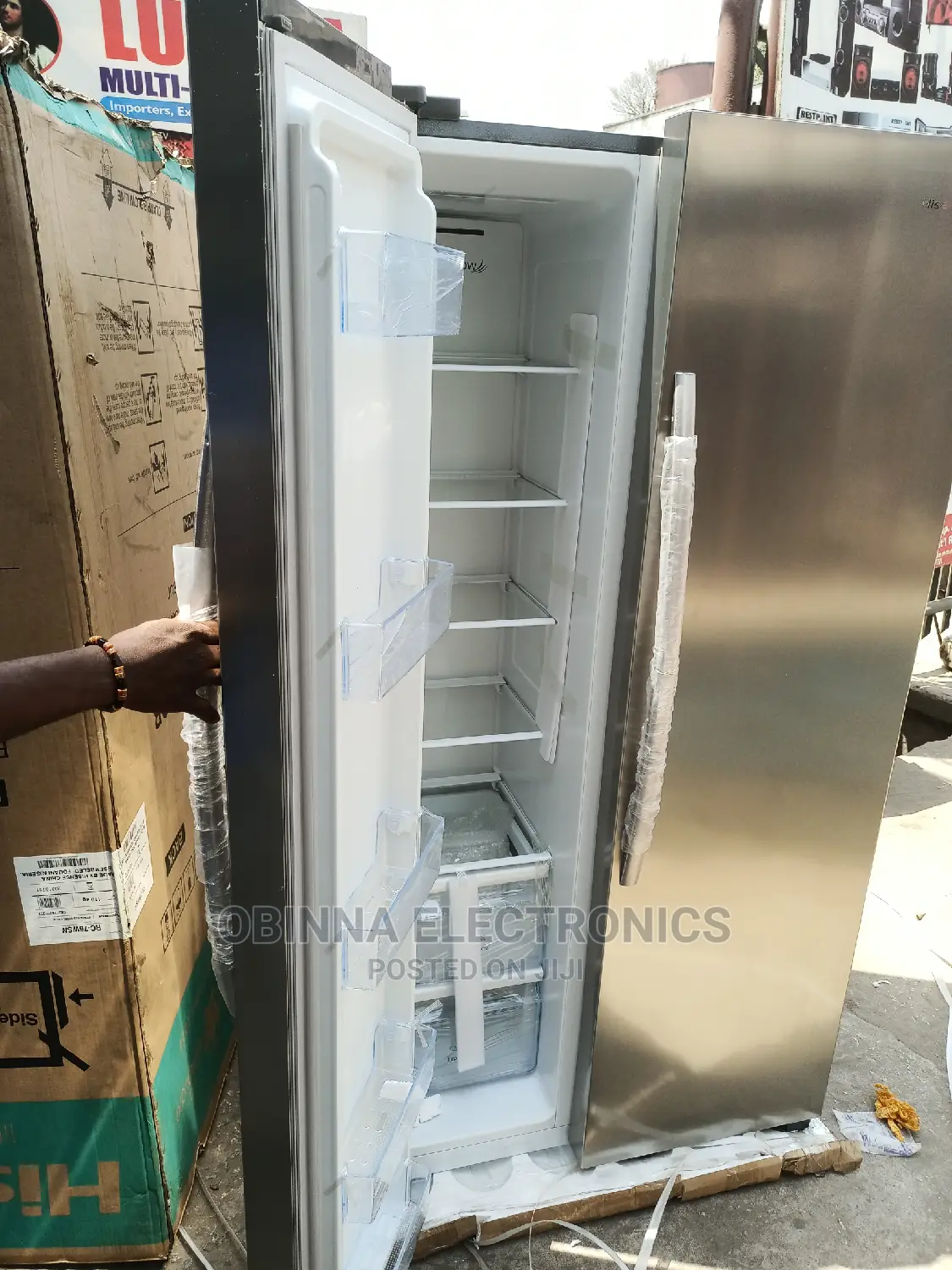 Brand New HISENSE(REF76WRS)564L(External)Side by Side Fridge
