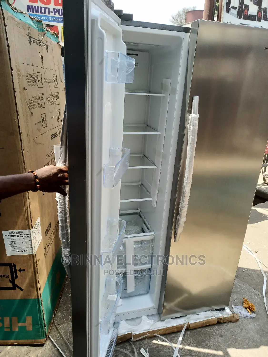 Brand New HISENSE(REF76WRS)564L(External)Side by Side Fridge