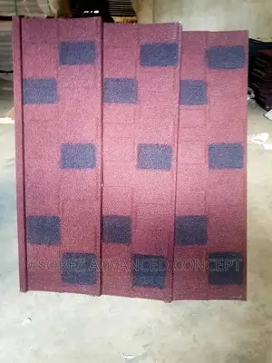 Black Patch Stone Coated Roof Tiles