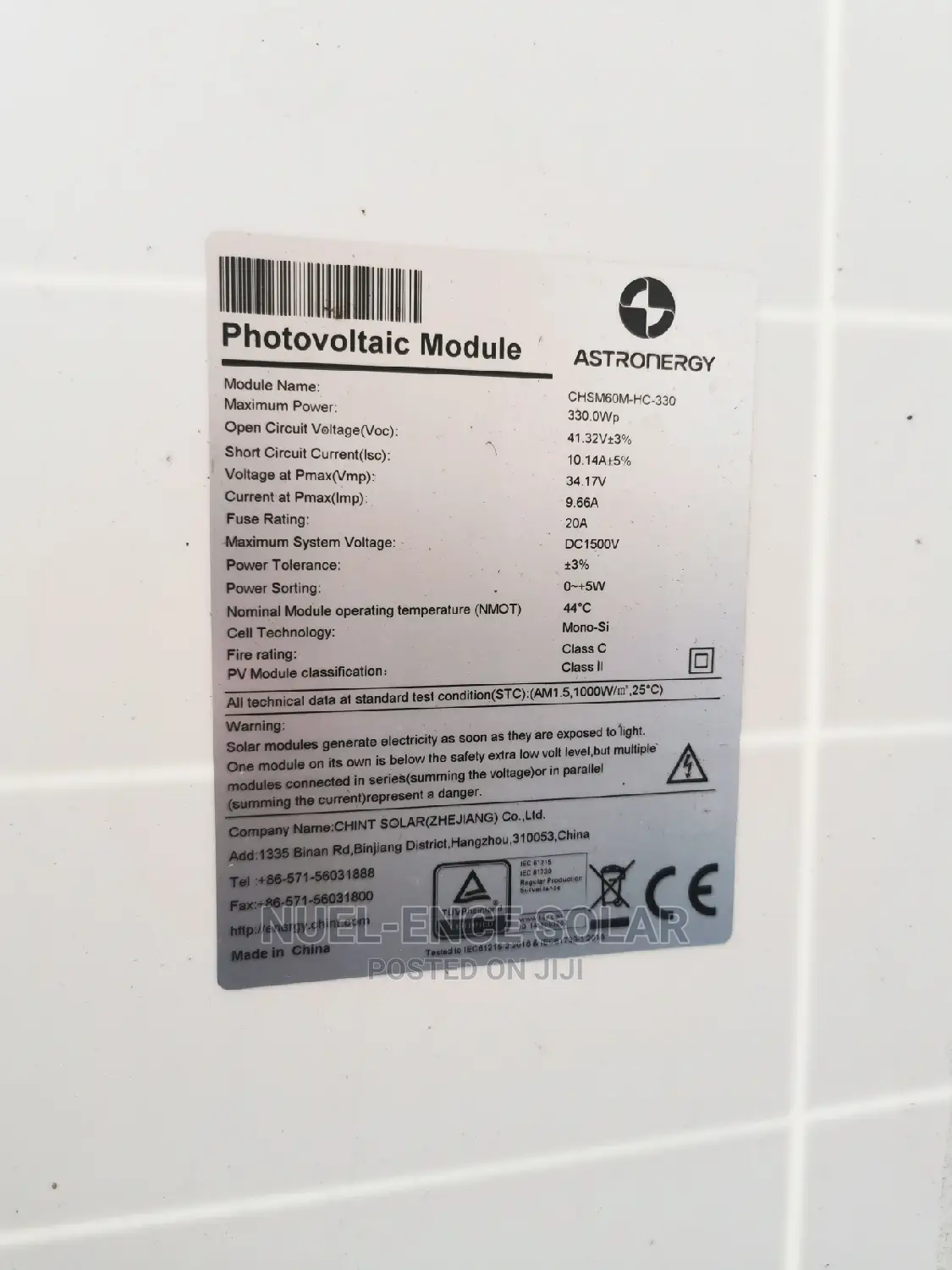330w Half Cut Monocrystalline