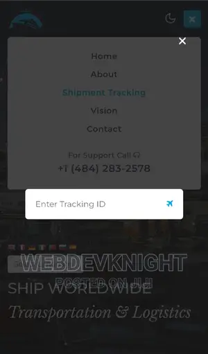 Shipping and Logistics Website