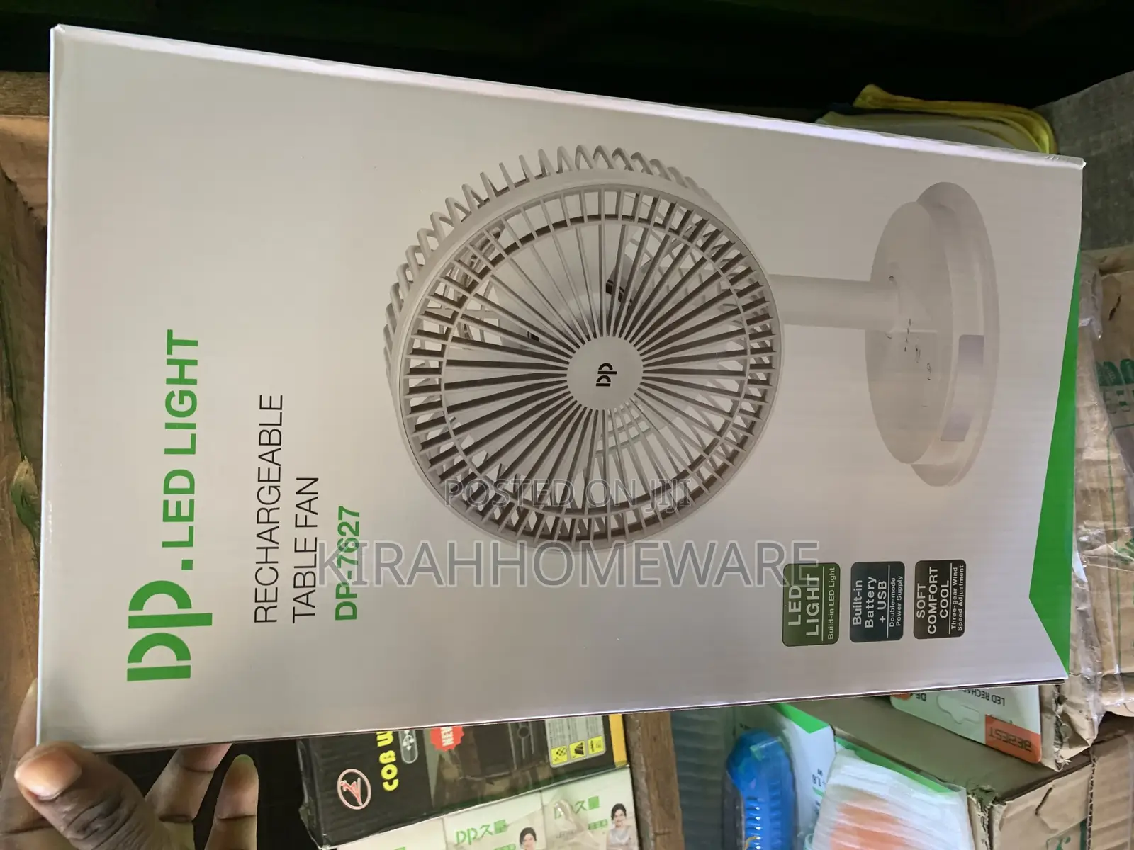 Dp Rechargeable Table Fan
