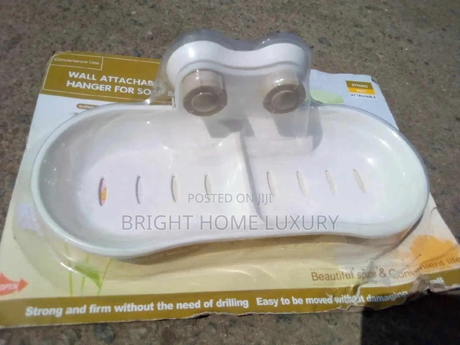Double Wall Attachable Hanger Soap Box